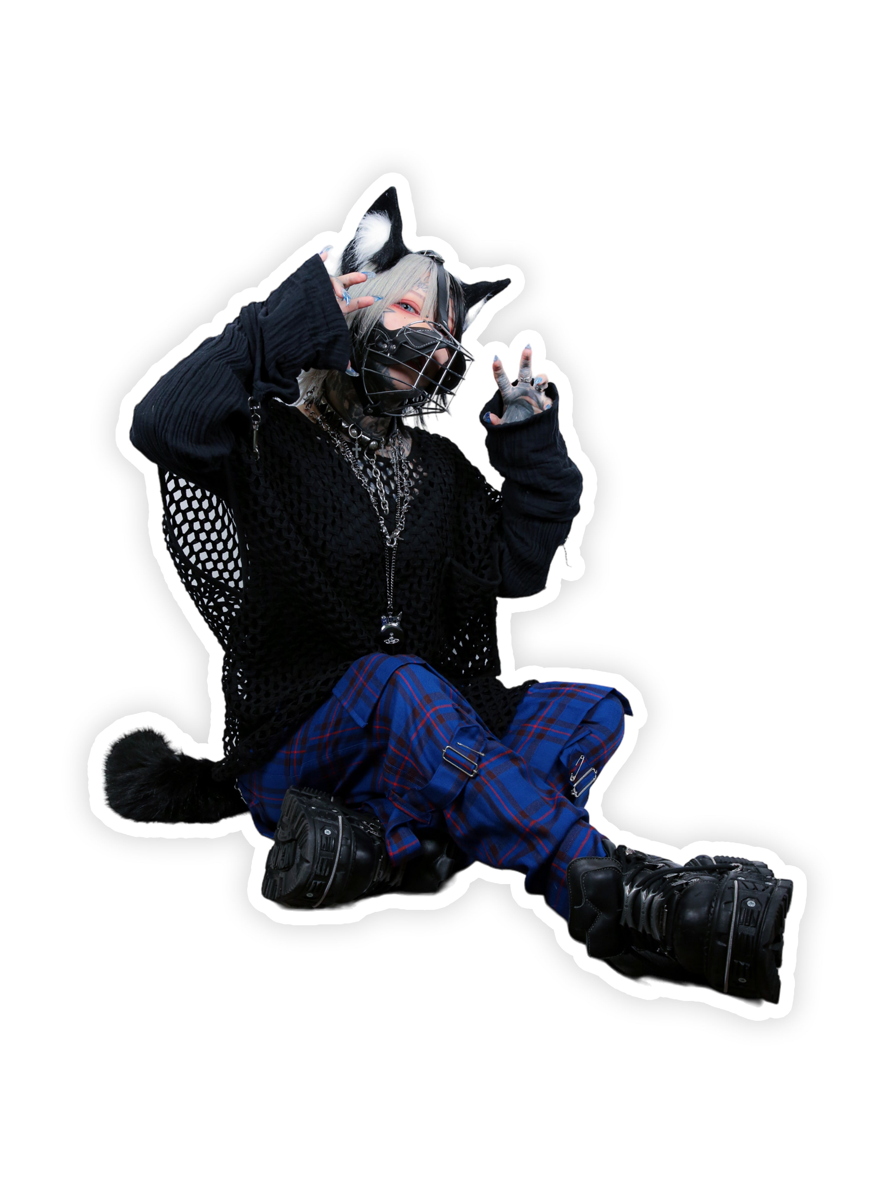 Chapi Wolf -Howl- Sticker