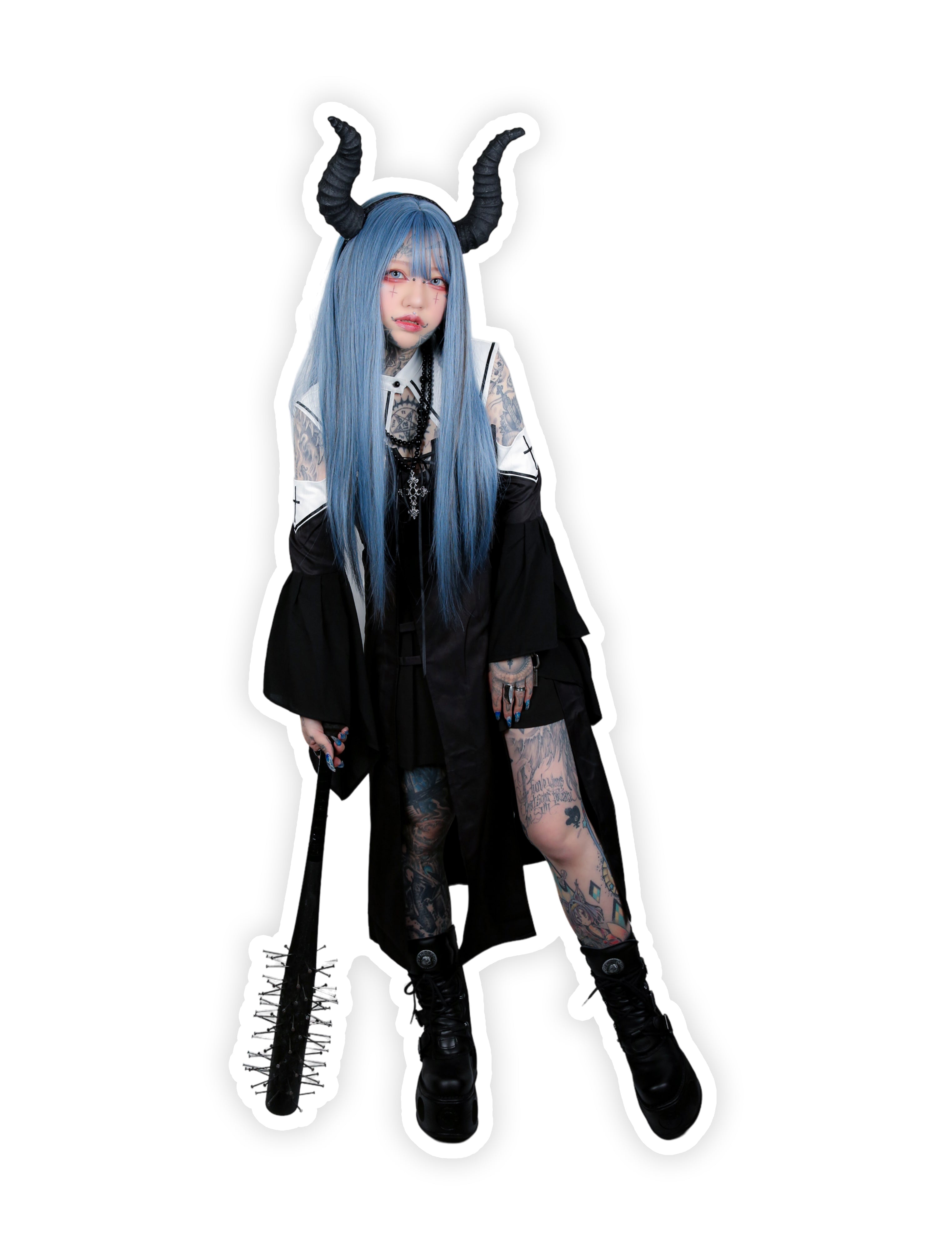 Chapi Evil Sister -Standing- Sticker