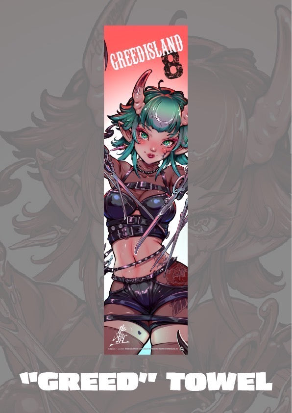 IC x GREED ISLAND Towel