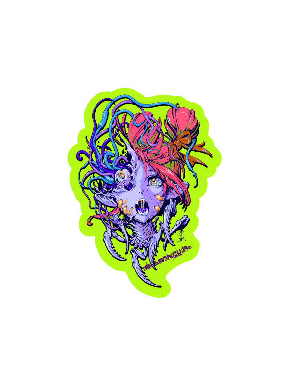 Conjugation Sticker (Lime)