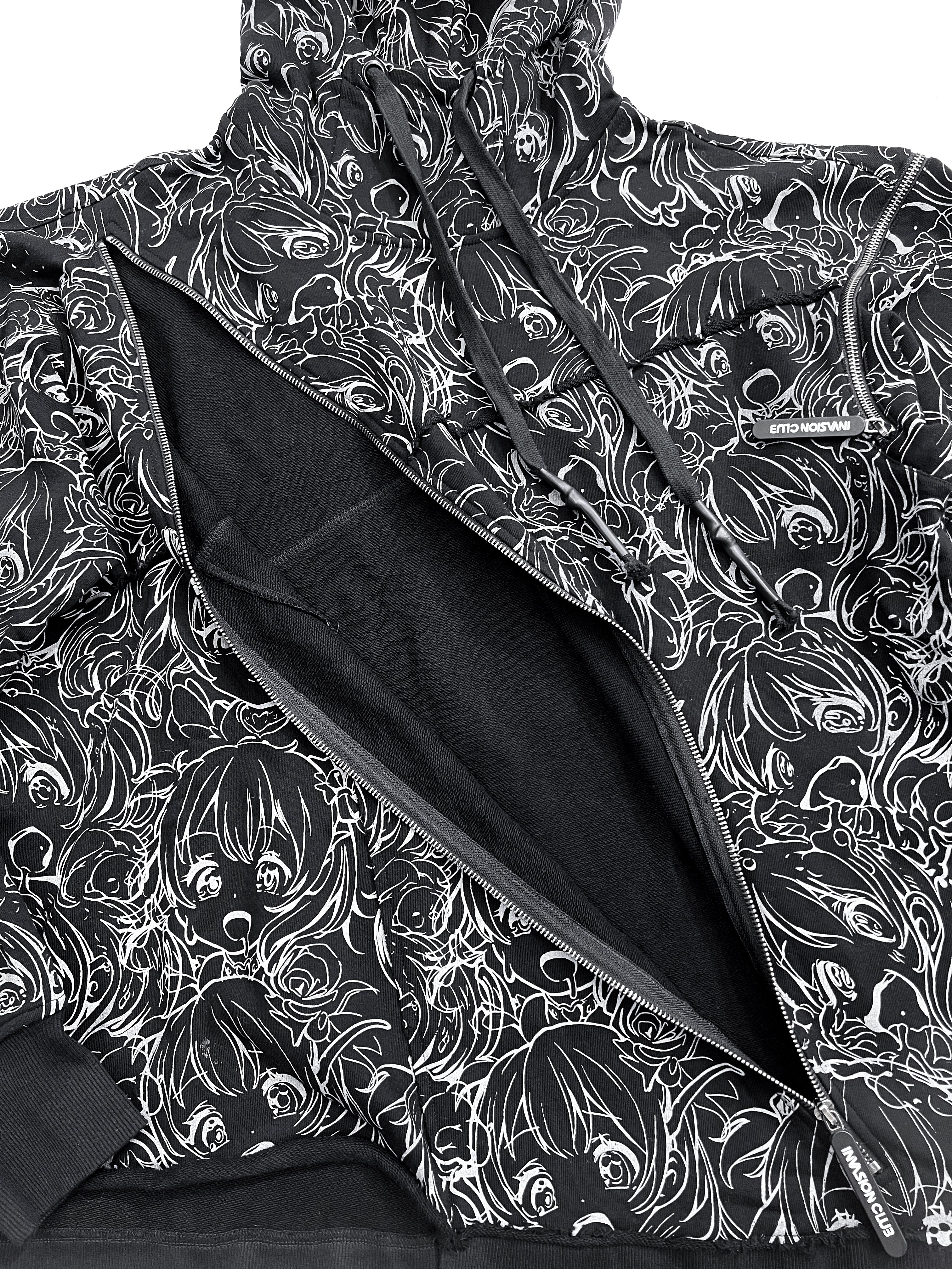 Corruption Arc Zip Hooded Pullover