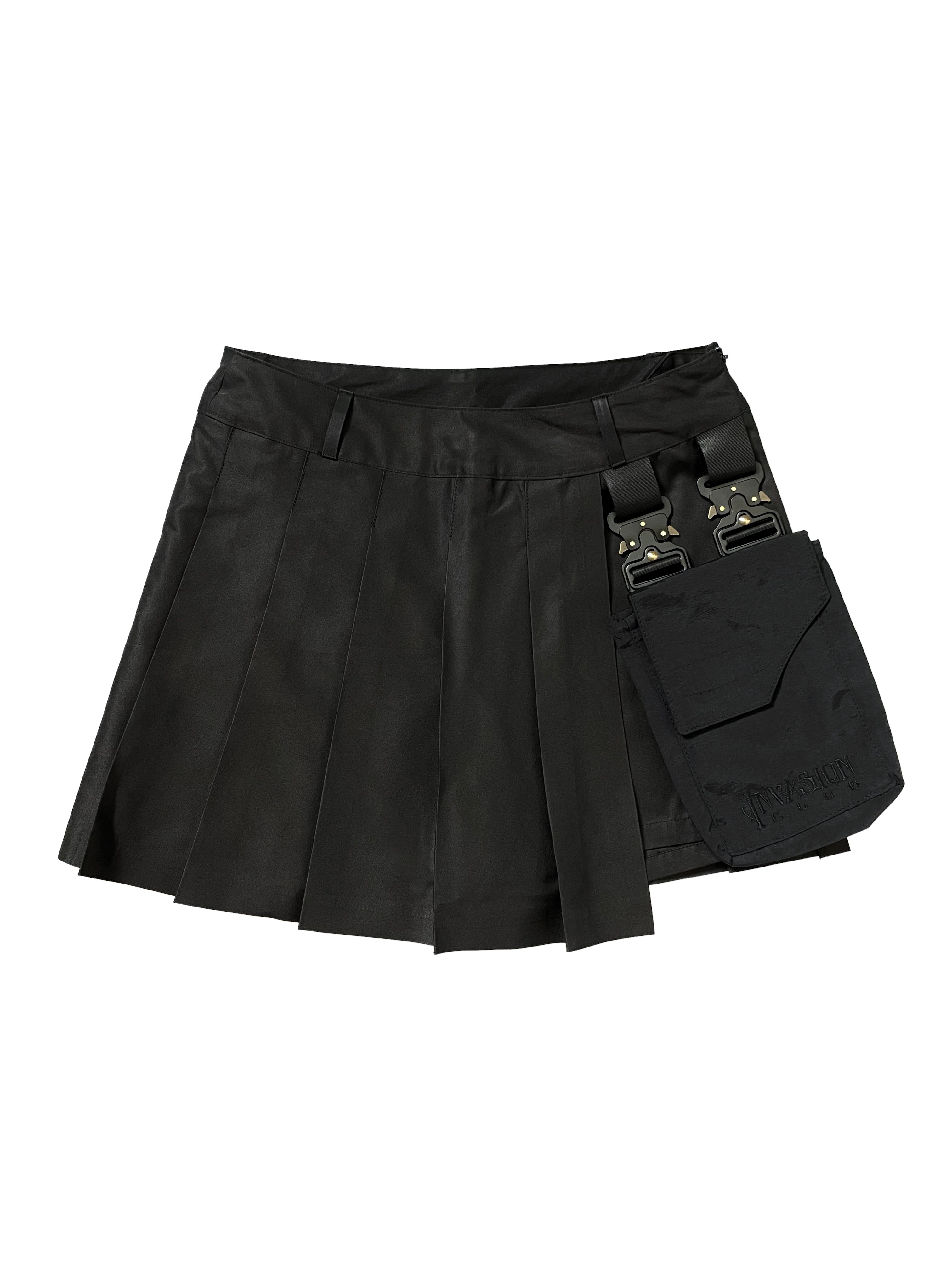 Corruption Arc Pleated Skirt (Inset Shorts) With Pouch