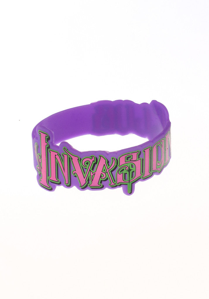 Black Star Wristband -  Rubber Wristbands - Invasion Club