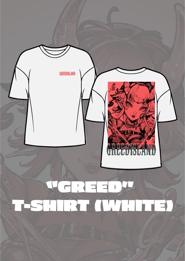 IC x GREED ISLAND Tシャツ (ホワイト)