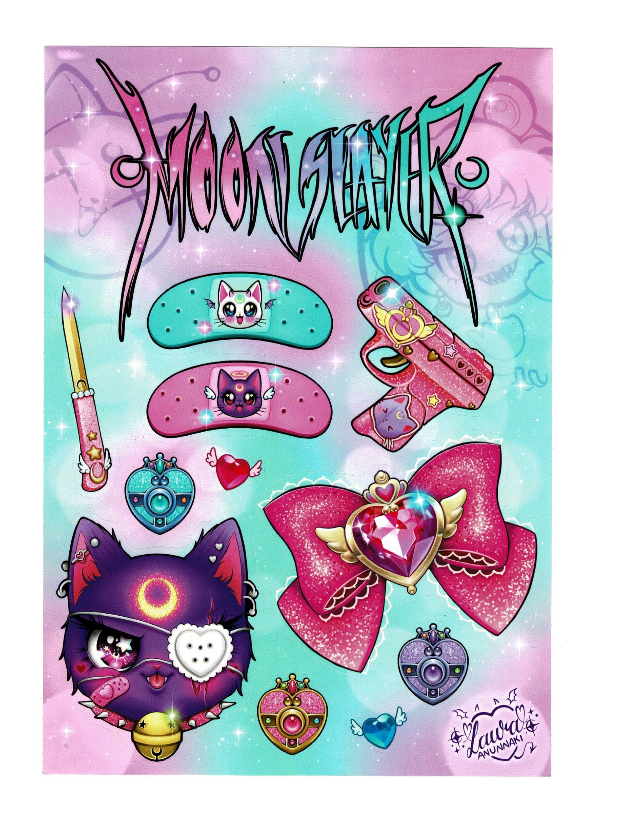 Moon Slayer Sticker Sheet