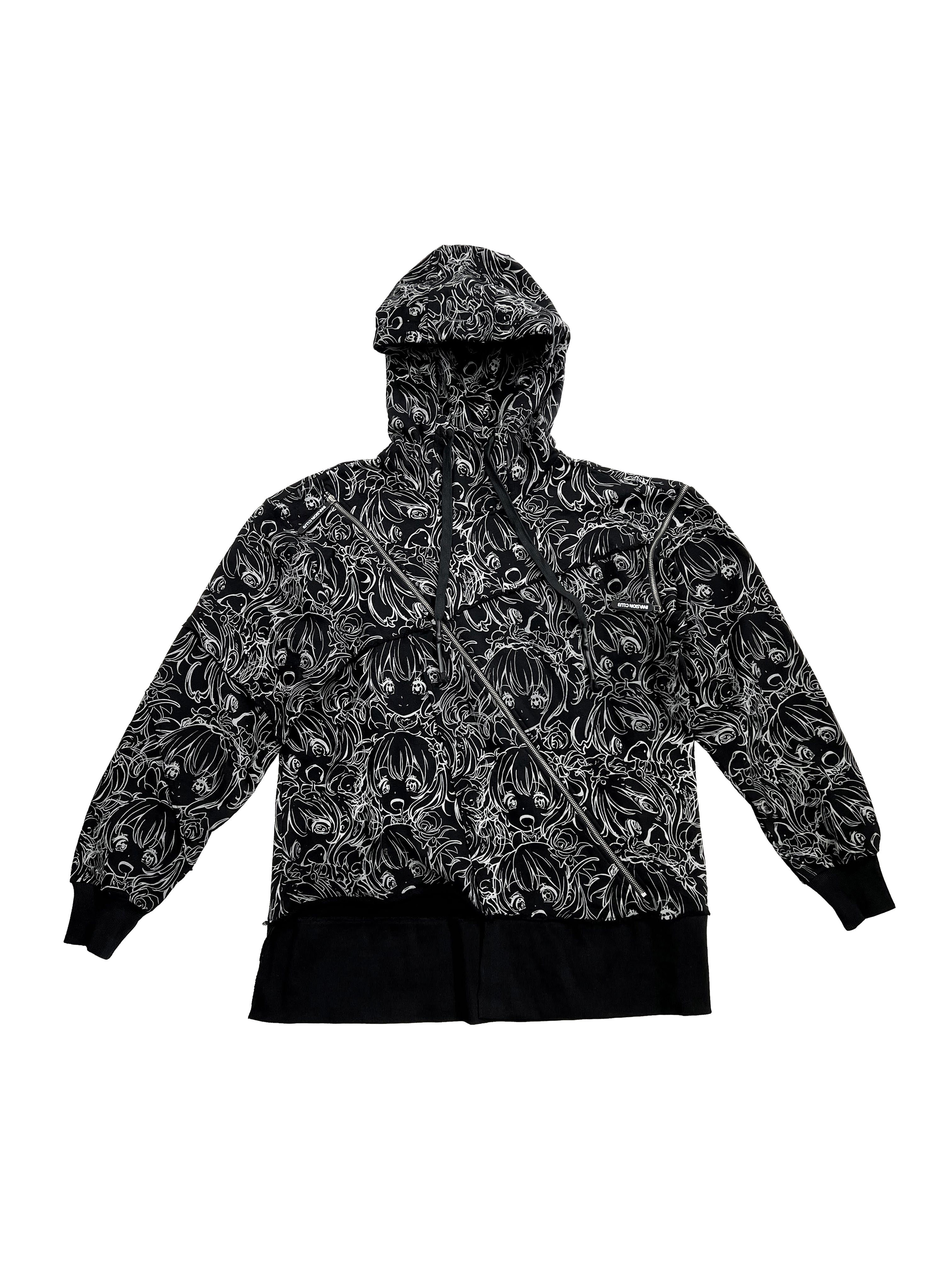 Corruption Arc Zip Hooded Pullover