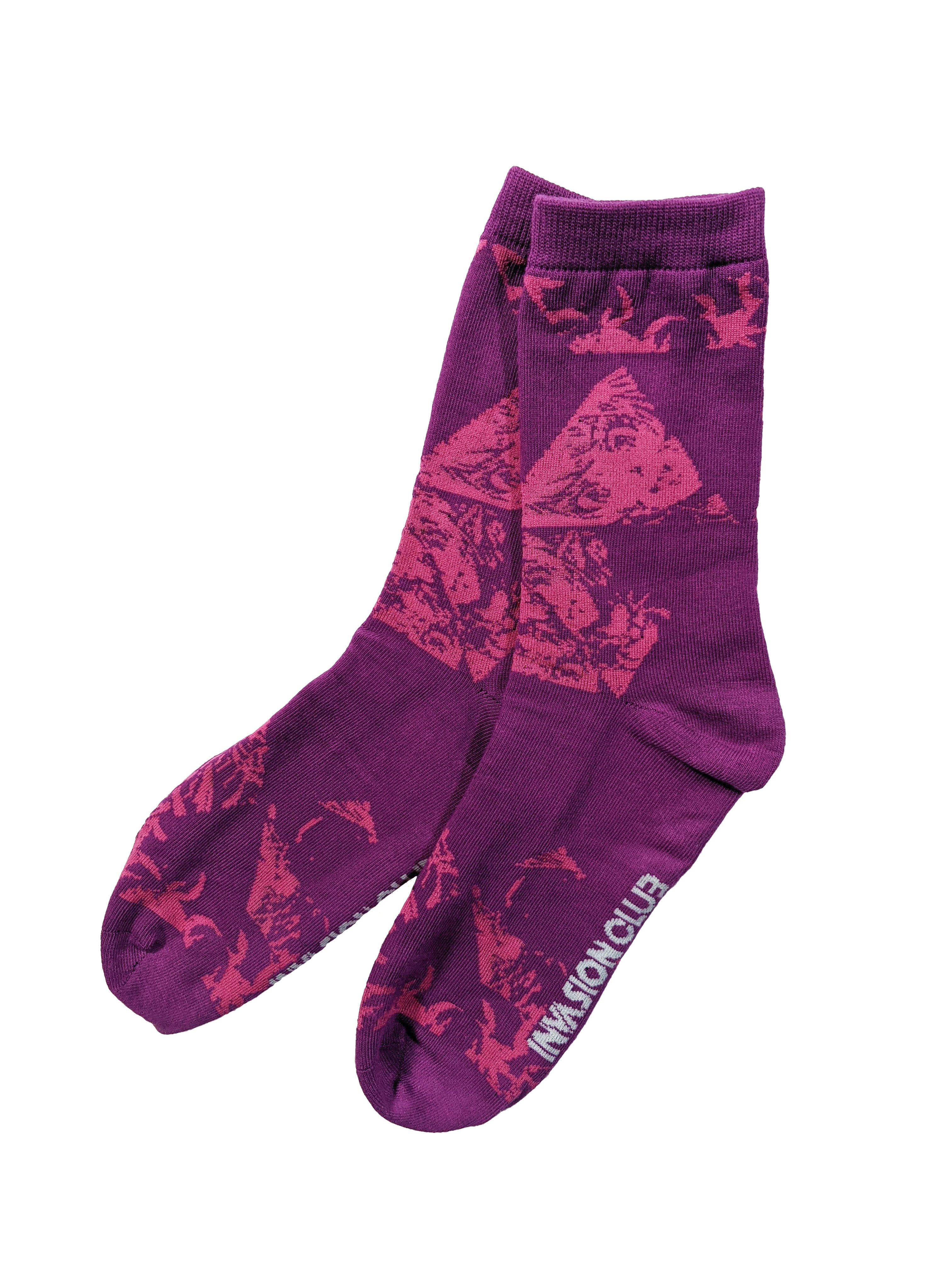 Rokurokubreed Socks (Toxic Purple)