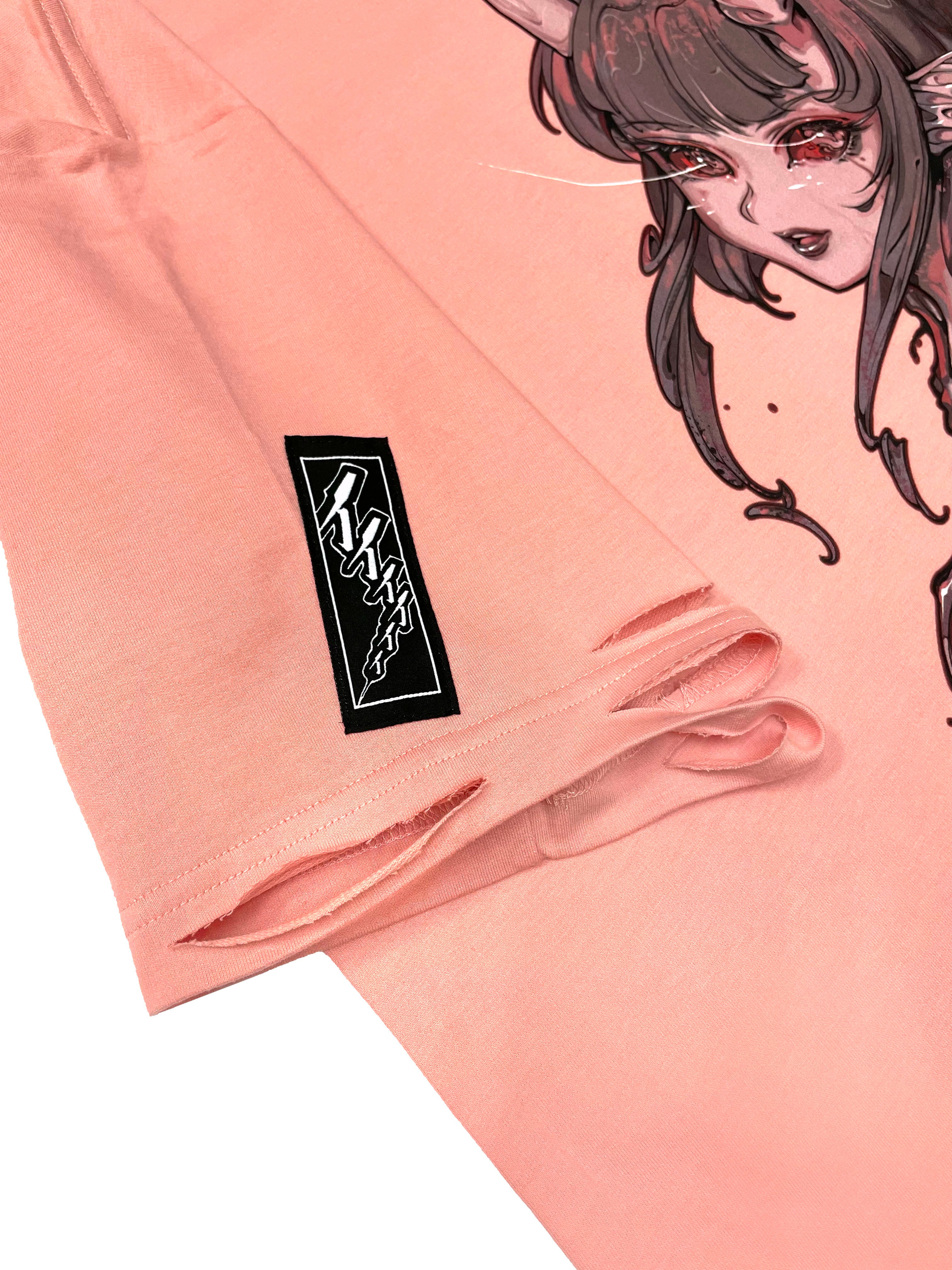 蛹 -サナギ- Tシャツ (サーモンピンク) – Invasion Club