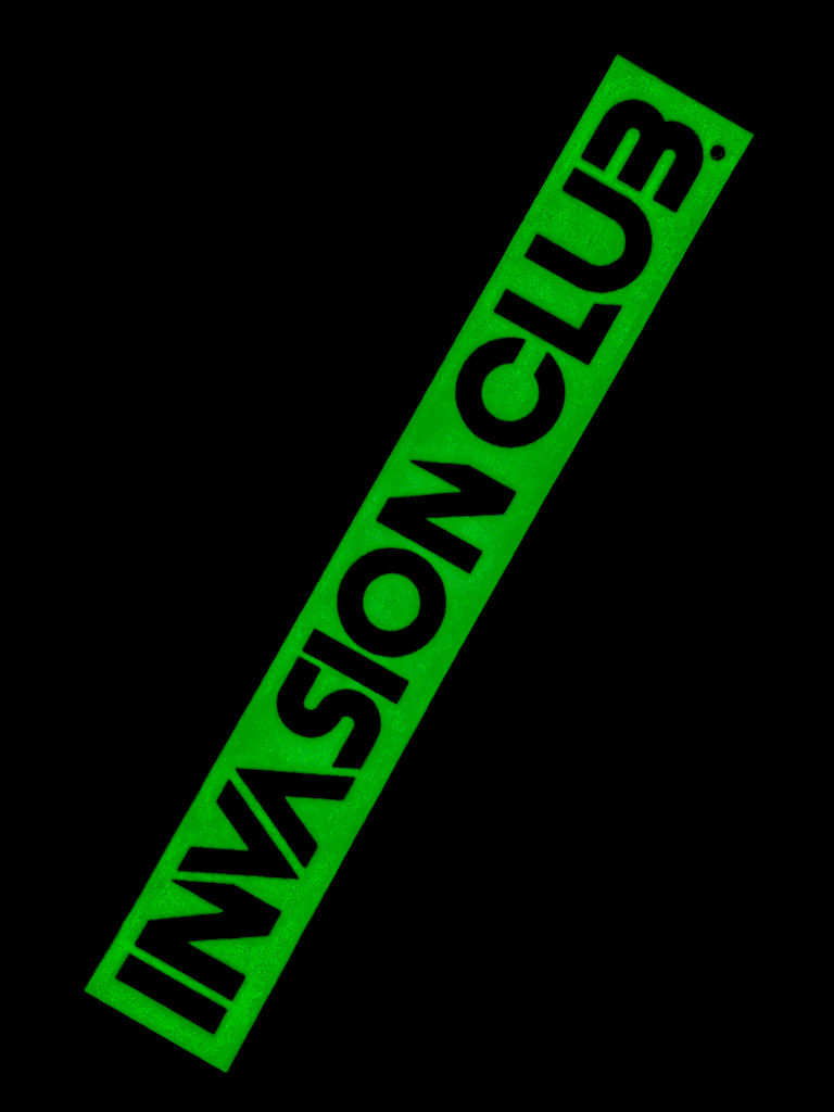 Invasion Club Glow-in-the-Dark Sticker